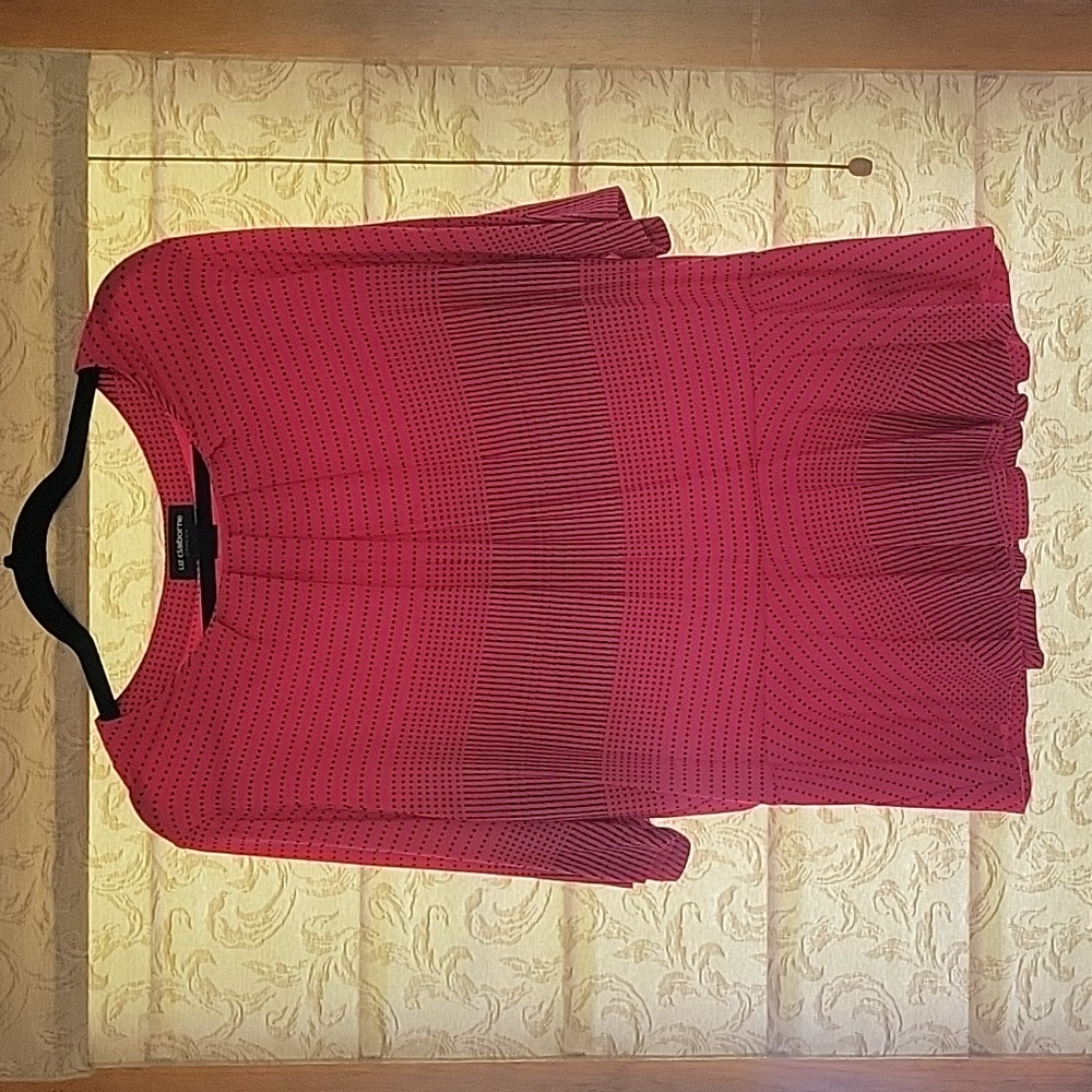 Liz Clairborne Hot Pink Career Top